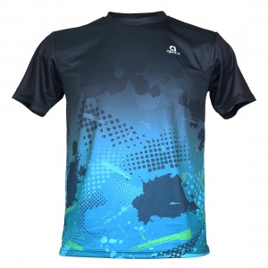 Apacs Dry-Fast T-Shirt (RN10136-AT) - Black/Turquoise